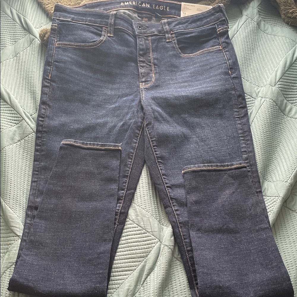 American Eagle Outfitters Women's Deep Indigo Jeggings